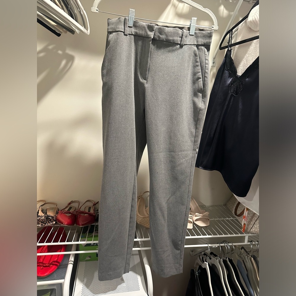 H&M Men's Sleek Gray Dress Pants